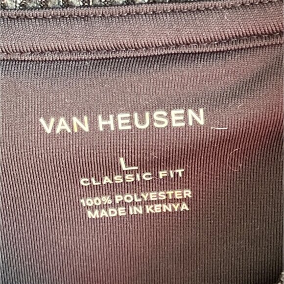 Van Heusen Mens L Classic Fit Polyester Jacket Charcoal Gray 46a - Picture 2 of 3